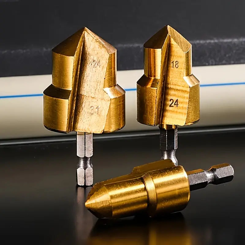 MaxHole™ - Mèche Ébavureuse Acier pour Tuyaux Plomberie