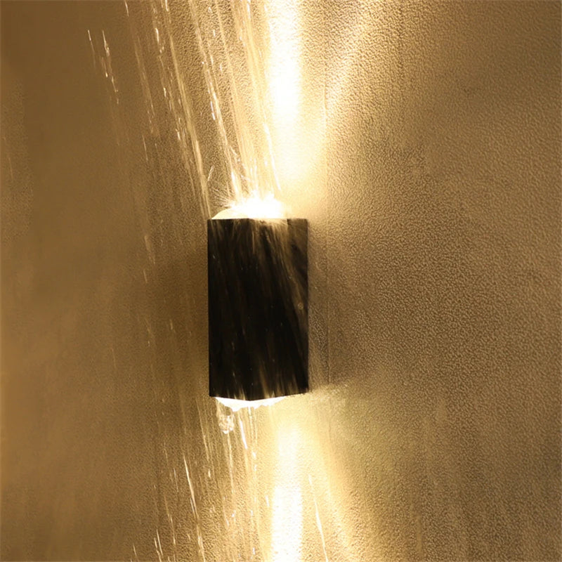 Applique murale LED extérieure | Lumière d'accent LED COB | Boîtier en aluminium | Résistante aux intempéries