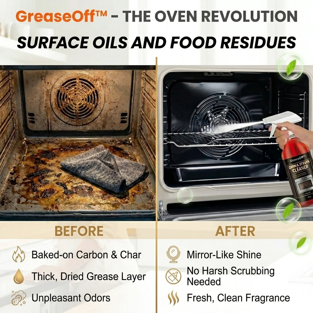 GreaseBlitz - Enlever Rapidement la Graisse et la Saleté Tenace du Four
