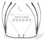 Lunettes progressives pour adultes | Verres adaptatifs | Protection contre la lumière bleue et les UV | Confort optimal
