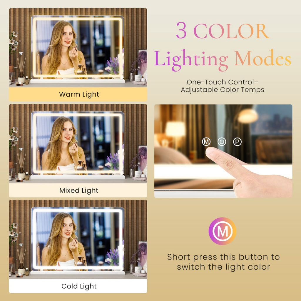 GlowLux - Illumination idéale pour un maquillage parfait à chaque fois
