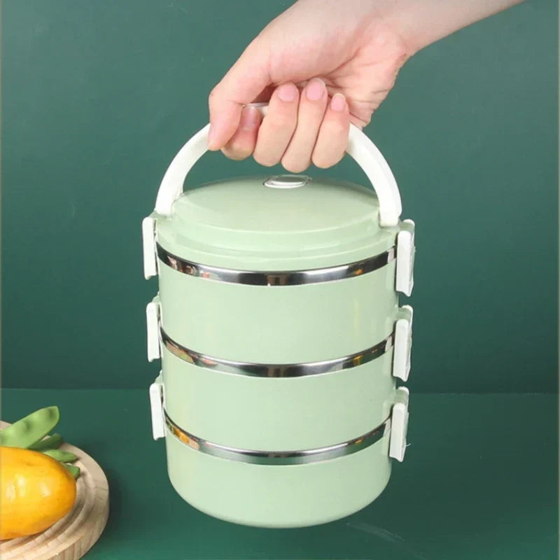 Boîte repas inox Novalyx avec couvercle et système de fermeture
