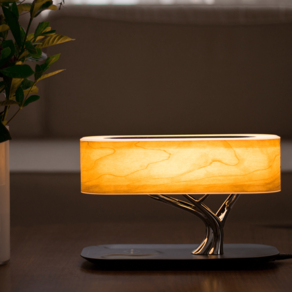 GlowNest - Organisez votre espace avec la lumière, la musique et la recharge sans fil
