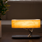 GlowNest - Organisez votre espace avec la lumière, la musique et la recharge sans fil
