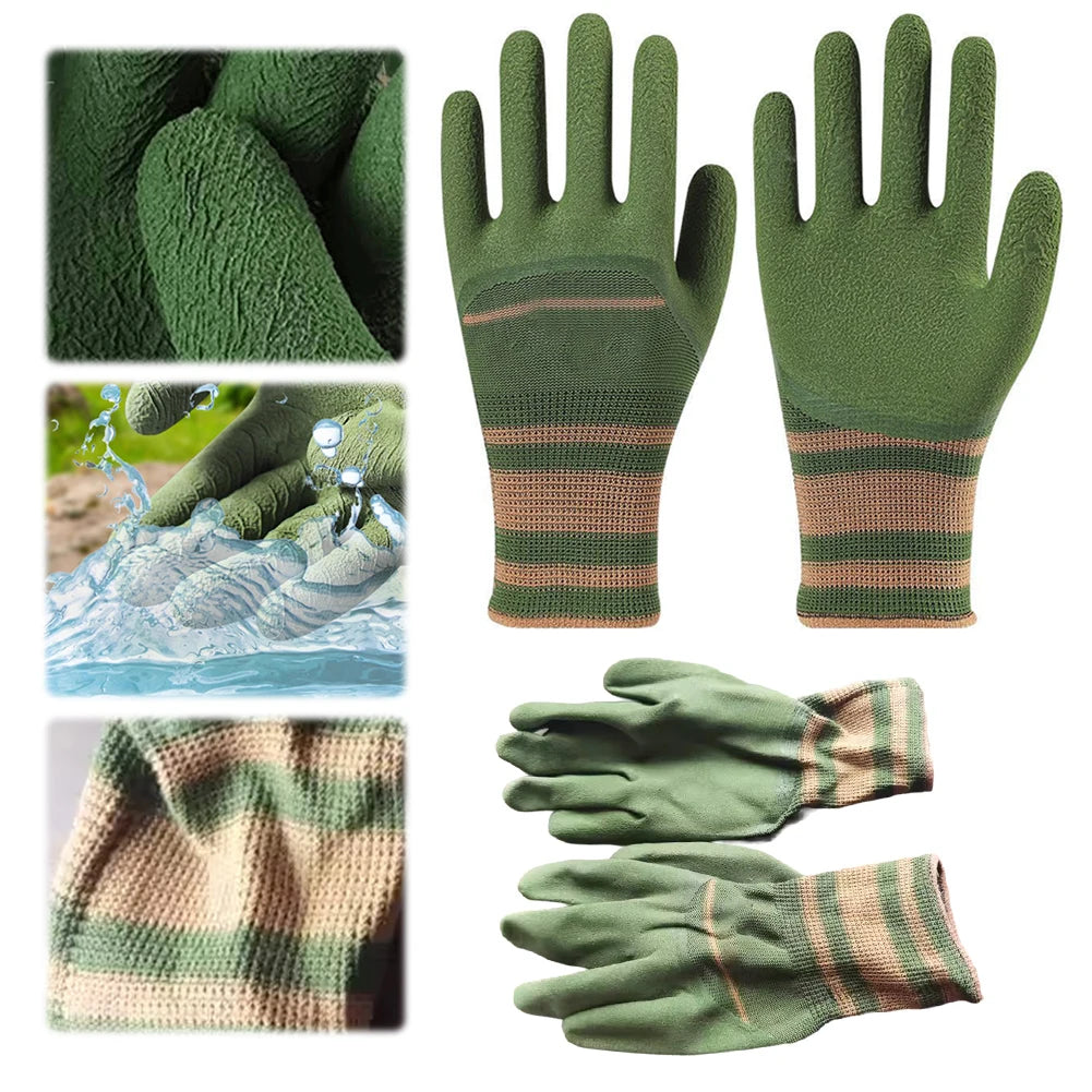 Gants de jardinage pour hommes et femmes | Protection contre les épines pour la taille | Antidérapants et respirants