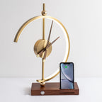 GlowCharge - Bureau Transparent, Éclairage Lumineux, Charge Sans Fil Facile pour Téléphone