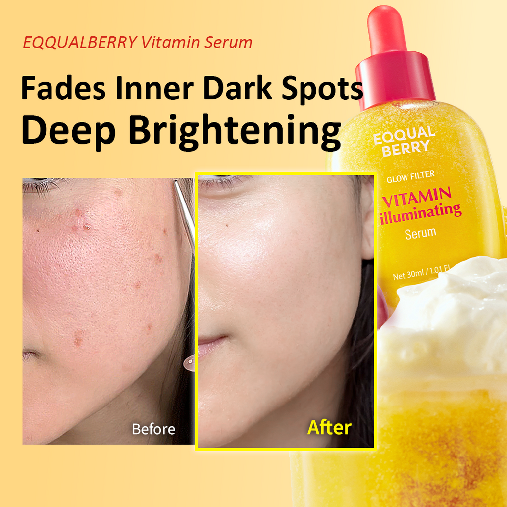 Sérum Éclaircissant Visage | Formule Enrichie en Vitamines | Légère & Rapidement Absorbée | Uniformise le Teint