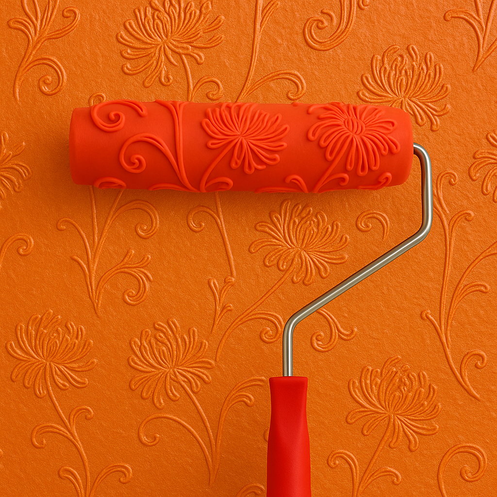 Rollique™ - Rouleau à Peindre Texturé pour Motifs Décoratifs
