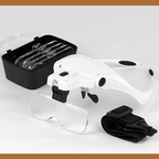 FocusMate™ - Loupe Mains Libres Grossissement LED Intégré