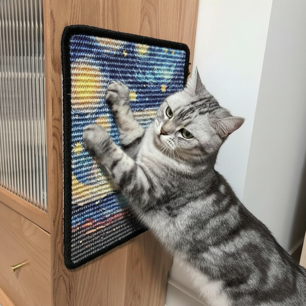 ClawGuard - Protégez les meubles avec un grattoir mural peu encombrant