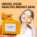 BrightenEase - Savon Éclaircissant Curcuma et Acide Kojique
