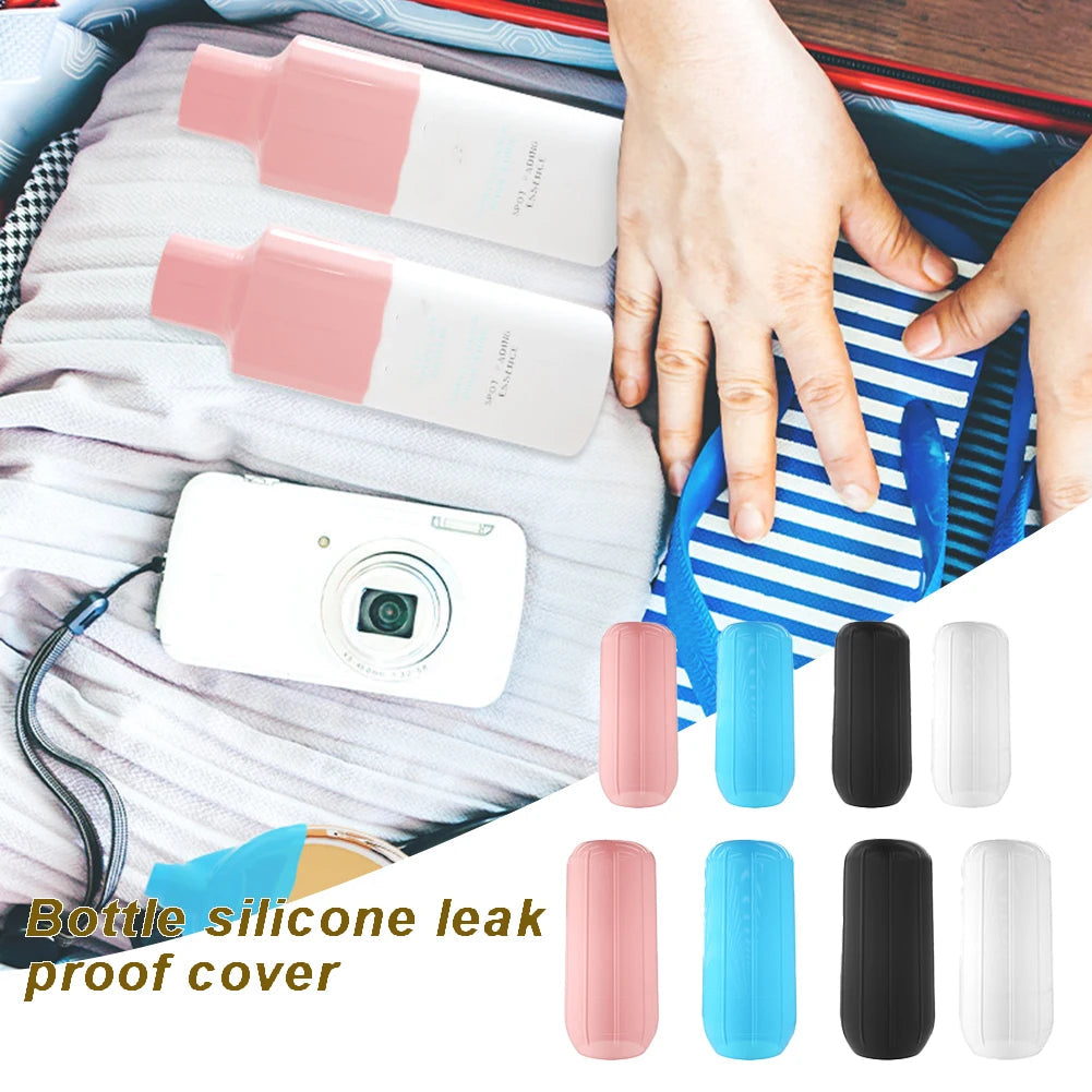 TravelGuard™ - Couvre-Bouteilles Silicone Extensibles Étanches Voyage
