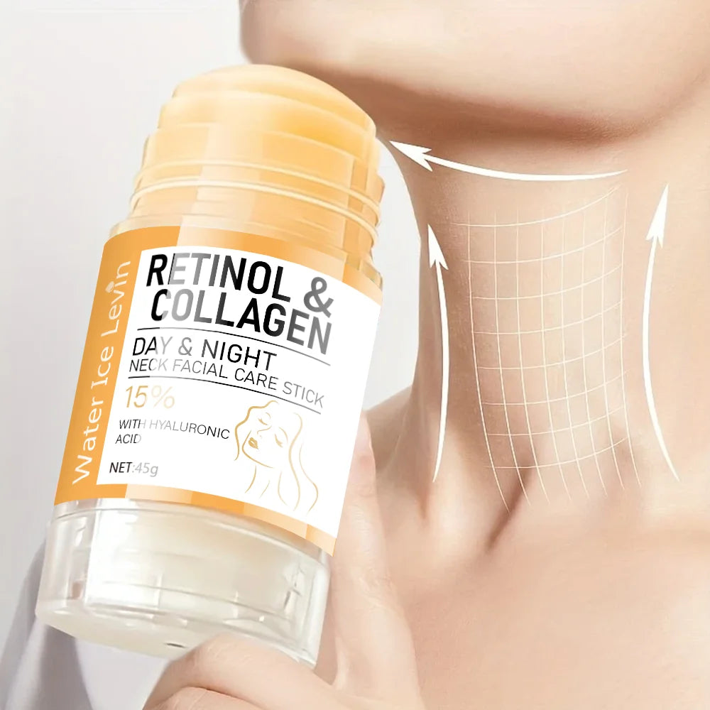 Crème Visage & Cou | Rétinol & Collagène | Tenseur & Raffermissant | Réduction des Rides