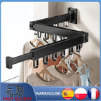 Séchoir Mural | Pliable et Extensible | Aluminium, Capacité de Charge 13 kg | Gain de Place