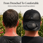Chapeau ventilé BreezeGuard – Protection solaire