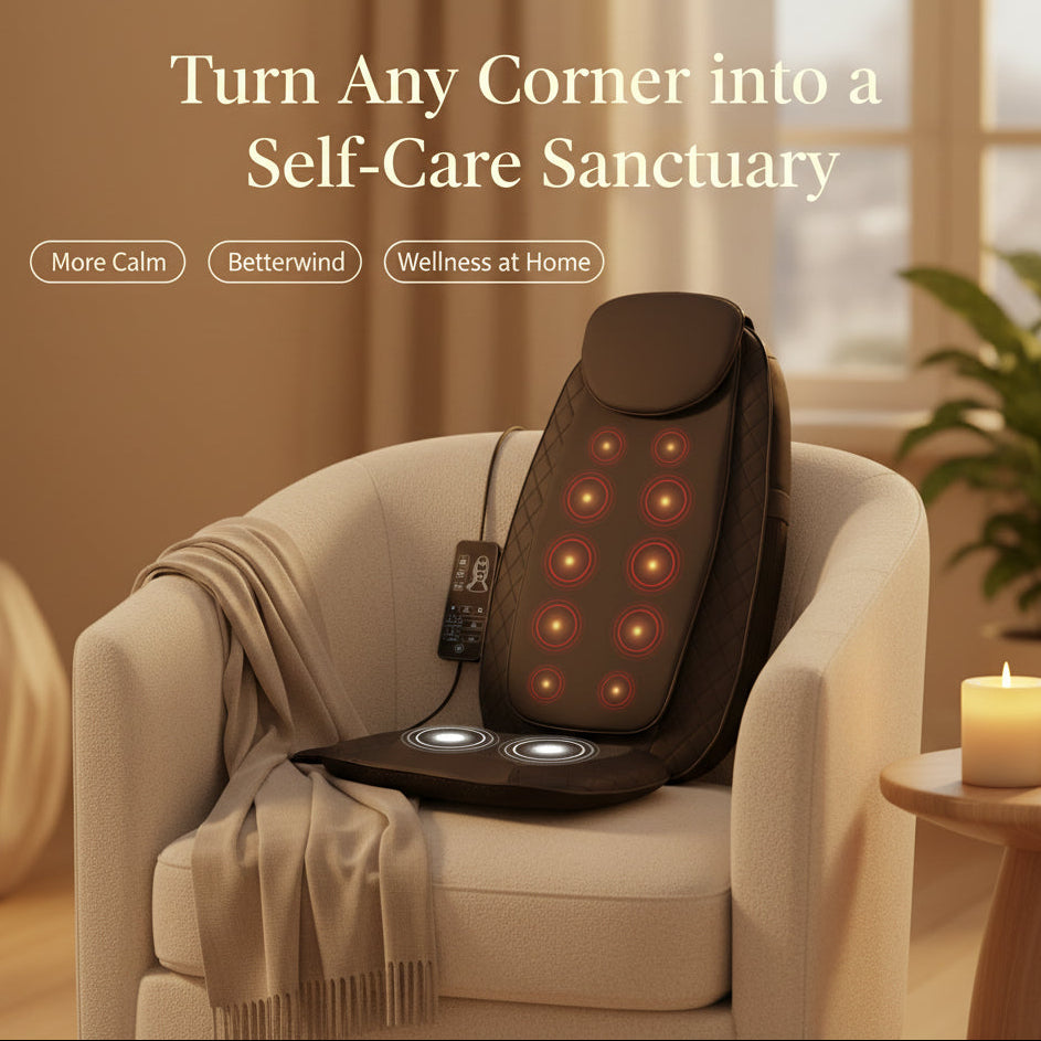 RelaxEase - Soulager les douleurs dorsales avec un massage chauffant intense