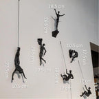 ClimbArt - Figure d'Escalade Murale Artistique Premium