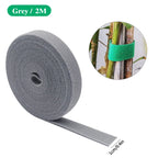 Attaches pour Plantes de Jardin | Nylon Auto-agrippant | Lot de 3 | Support Doux pour Plantes