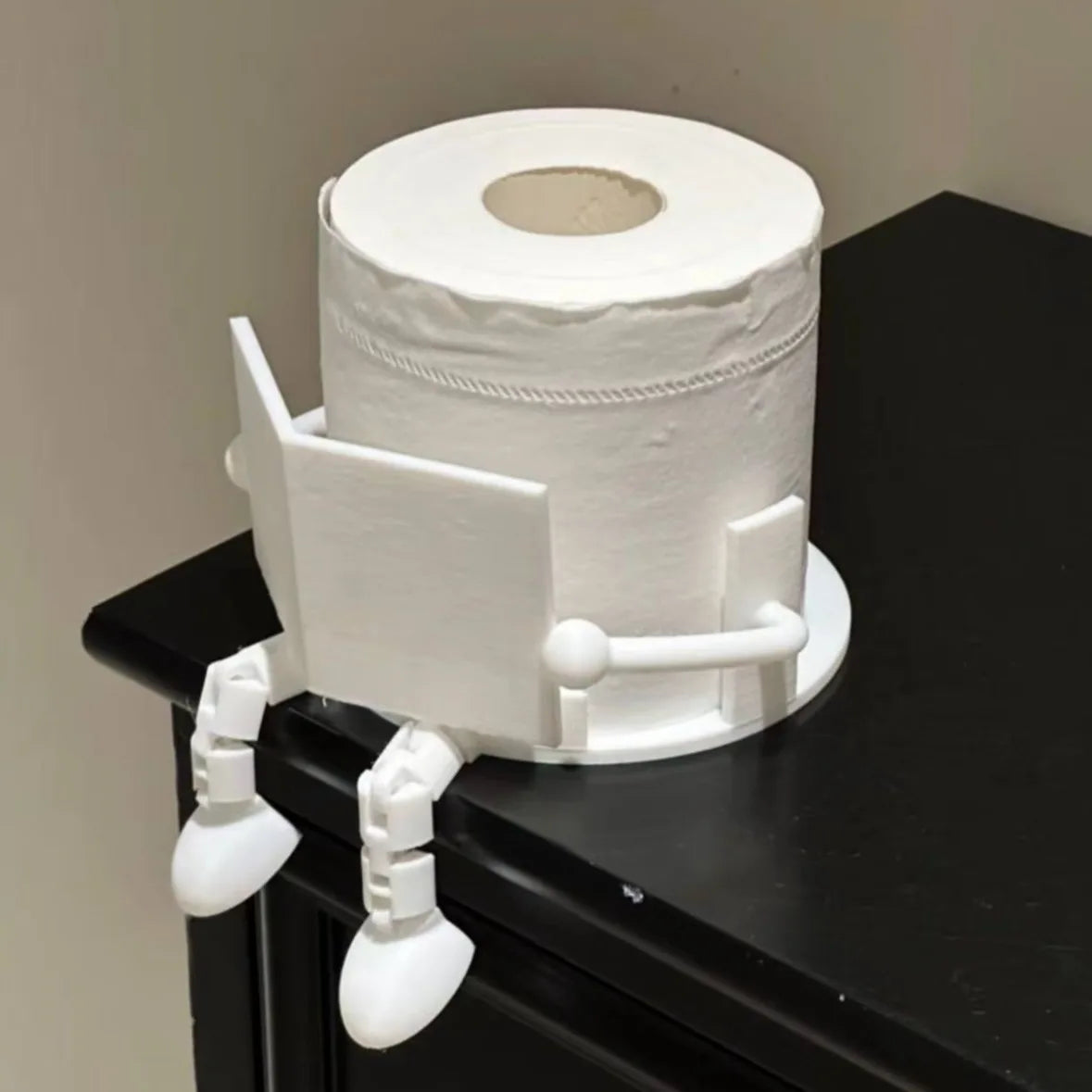 Porte-papier toilette décoratif Lectora présenté sans rouleau en gros plan