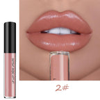 LumiLuxe - Gloss à Lèvres Imperméable 12 Teintes Métalliques
