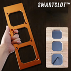 SmartSlot™ - Gabarit Aluminium Triple Prise Encastrement Précision