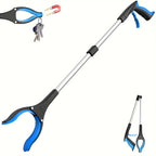 Outil de Préhension pour Seniors | Tête Rotative | Portée de 81 cm | Design Ergonomique Léger