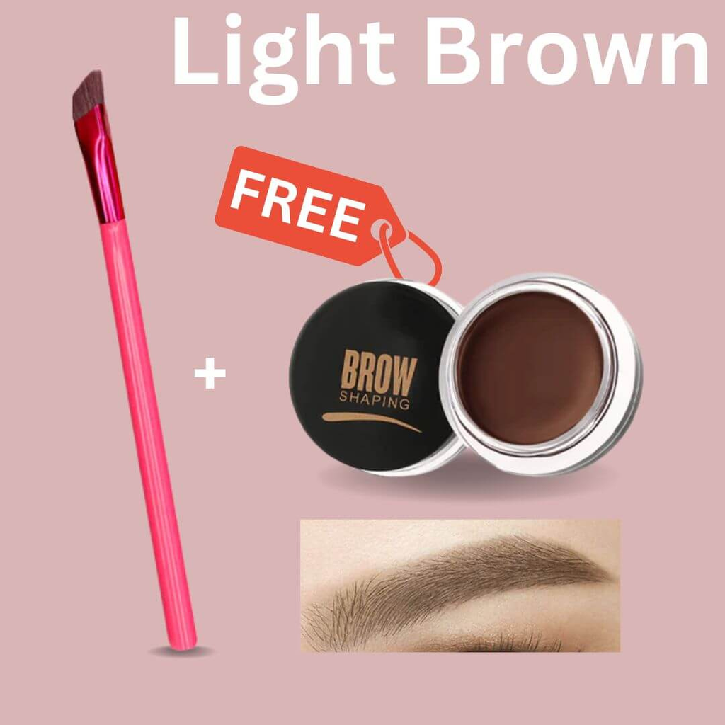 BrowGlow - Pinceau à Sourcils Fournis et Naturels