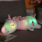 Veilleuse Licorne en Peluche pour Enfants | Lumière LED Arc-en-ciel | Peluche Douce de 60 cm | Compagnon Réconfortant pour le Sommeil