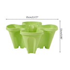Tour de Plantes Verticale | Design Empilable à 4 Niveaux | Irrigation Intégrée | Gain de Place