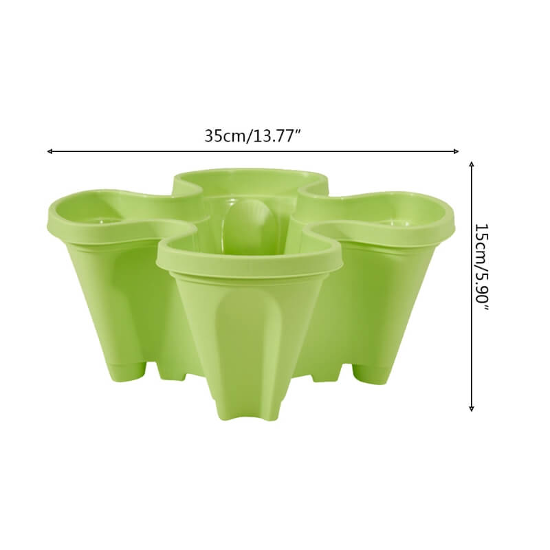 Tour de Plantes Verticale | Design Empilable à 4 Niveaux | Irrigation Intégrée | Gain de Place