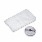 Joint de fenêtre pour climatiseur portable | Fermeture éclair et ruban adhésif | Tissu flexible, convient jusqu'à 4 m | Fuite réduite